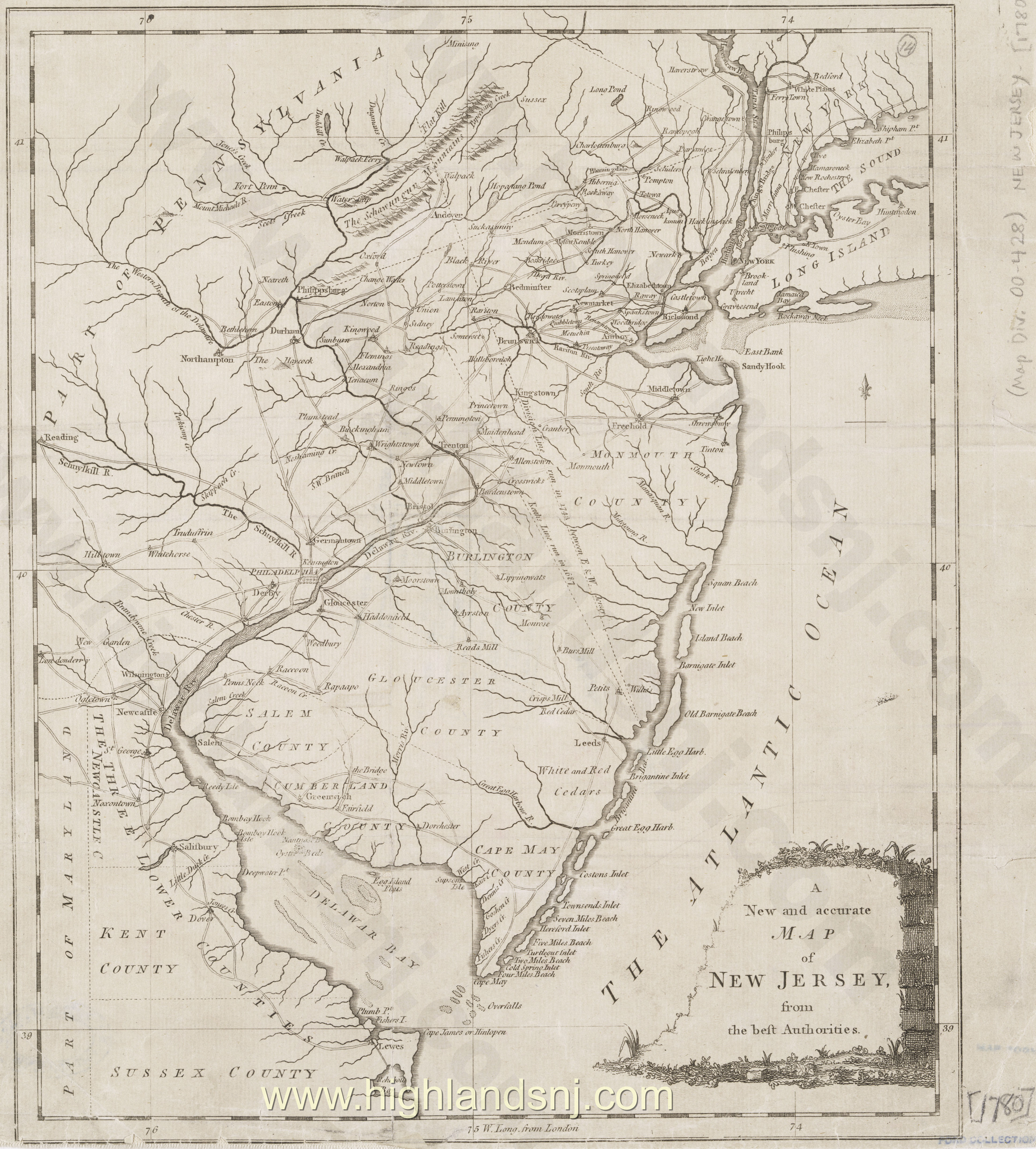 1777 The Province of New Jersey  divided into East and West commonly called the Jerseys nypldigitalcollections